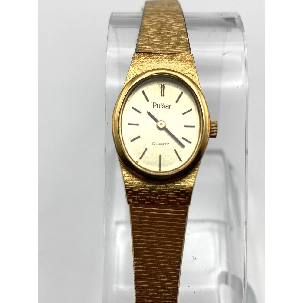 VTG Pulsar Women's Petite Dress Watch 16mm - Fresh Battery - Small Wrist 5"